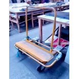 Mobile sheet stock trolley
