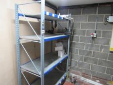 4 tier metal stores racking (contents not included)