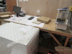 Timber framed workstation
