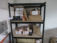 5 tier metl framed shelving unit (contents not included)