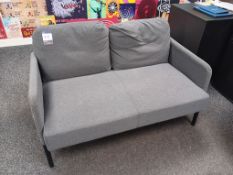 Remaining contents to office to include : 2x 3 seater sofas, 2 chairs, double door lockable