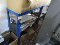 2 x 2tier metal shelving