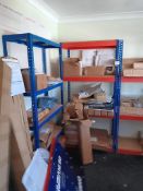 9 bays of stores racking