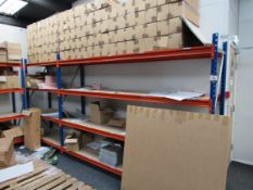 2 bays stock racking