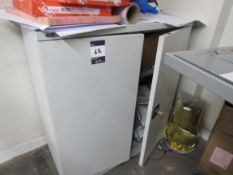 Double door lockable cabinet