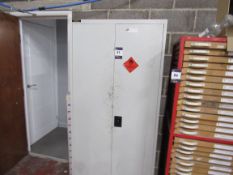 Steel double door flamable liquids cabinet