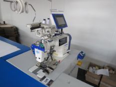 Advance Sewing Juki Sewing machine, LH-4578C-7, with conveyor table, Serial Number 8L35D00416. (sold