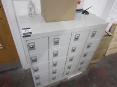 20 compartment personel lockers