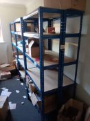 15 bays of stores racking