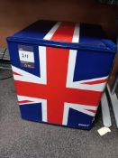 Husky'Union Jack' table top fridge