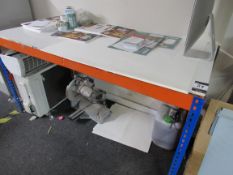 Metal framed worksttion