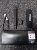 Rode NTG3B Professional shotgun microphone