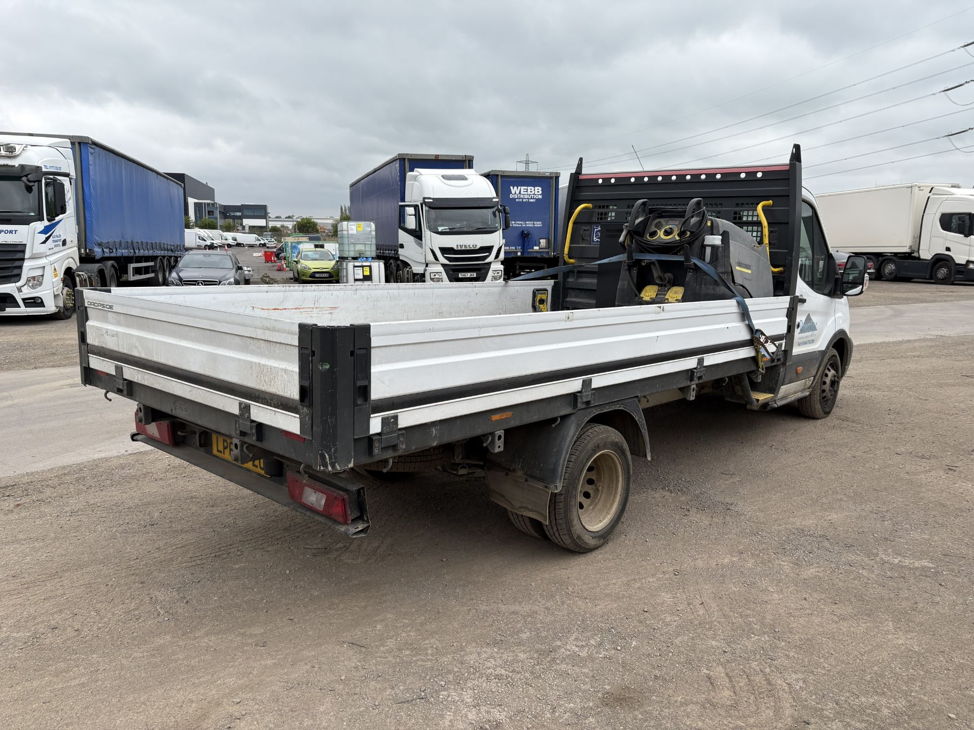 Ford Transit 350 L4 2.0 EcoBlue Dropside, Registration LP69 PZU, - Image 3 of 27