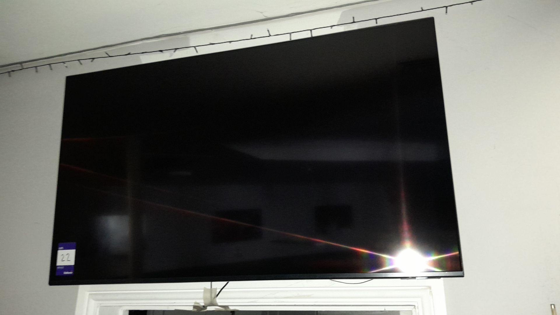 Samsung 55� widescreen LCD television, as lotted