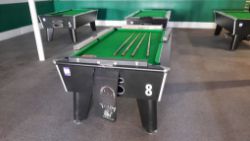 Sale of 8 Pool Tables, Full Sized Snooker Table, Dartboards, Televisions, Bar Furniture and Kitchen Equipment