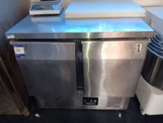 Blizzard BCC2XX Double Door Stainless Steel Countertop Fridge
