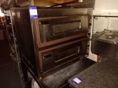 Fimar Twin Deck Pizza Oven with Stand (Winning bid subject to vendors approval. Viewing essential to