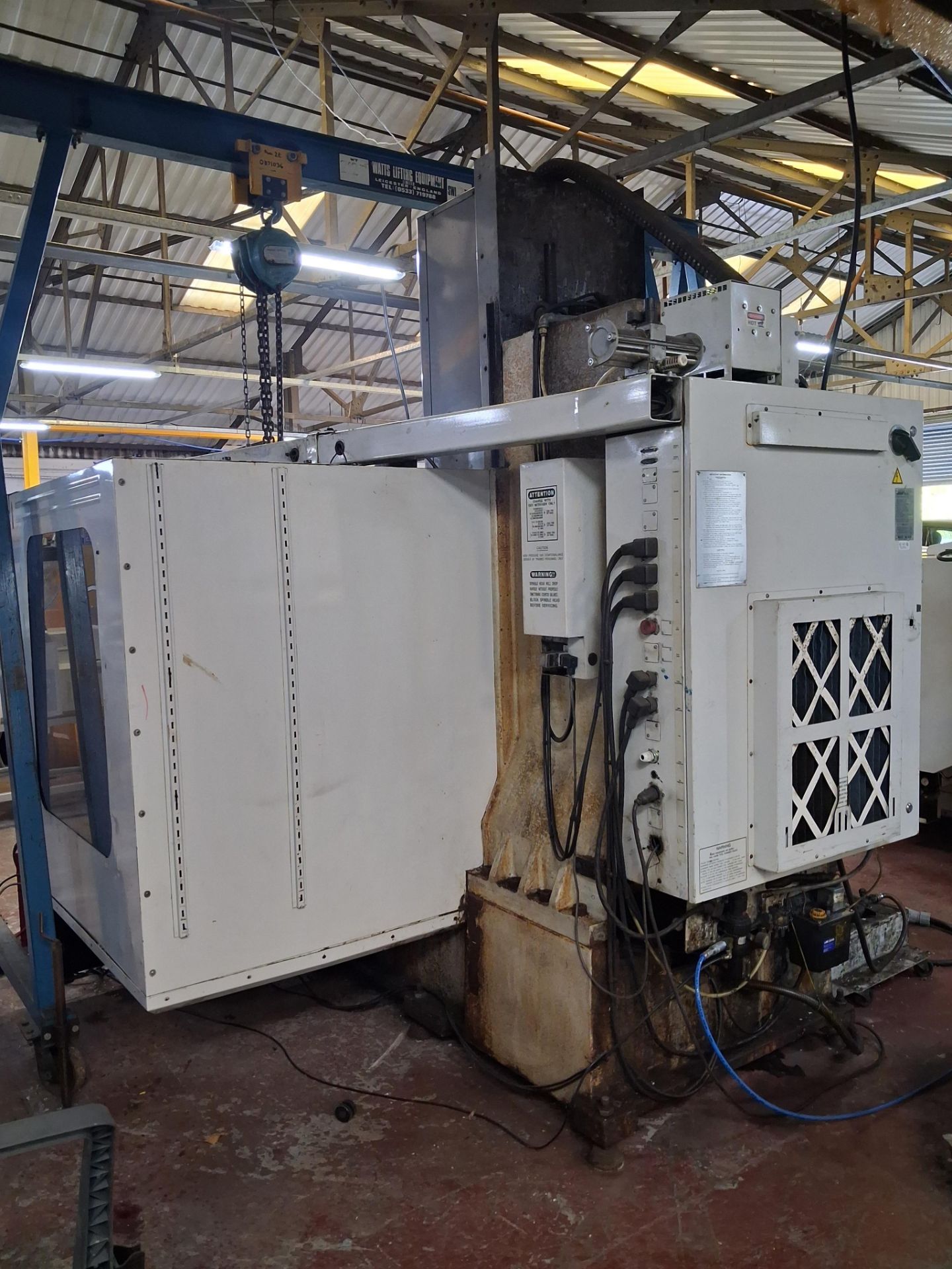 Year 2000 HAAS VF4 Vertical Milling Machine. Serial Number 19948. 415V - Image 8 of 8
