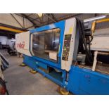 2001 Netstal Synergy S-4200K-1700 Injection Moulder. Machine Number 9N.10443. Machine Specs shown on