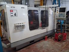 Year 2000 HAAS VF4 Vertical Milling Machine. Serial Number 19948. 415V
