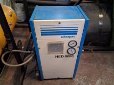 1996 Ultrafilter Ultrapac Type HED 0008 Compressed Air Filtration System. Serial Number 58901-3