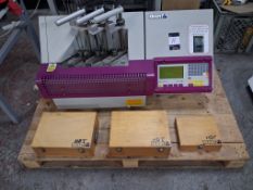 Year 1998 Ceast Type 6911 HDT & VICAT 3 Station Plastic Tester. Serial Number 15164