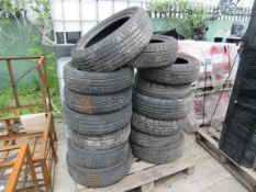 2 Pallets part worn tyres & part pallet