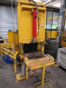 Auto drain wheel popper unit