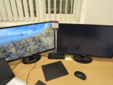 2 x Acer S271HL monitors