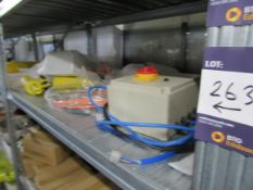Quantity of various components over 2 bays of racking to include control boxes, cabling, approx.. 60