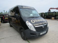 Vauxhall Movano, L2H2 F3300 CDTI Van, Registration YD18 DNS, Mileage 62,688