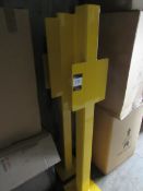 2 steel stanchions