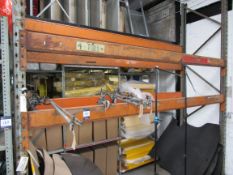 Single bay pallet racking