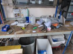 Work bench & contents