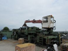 Lollini AL5000 FD static car crusher, 2004, Serial number 2436