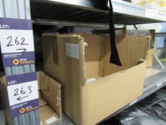 Quantity of various components over 3 bays of racking to include terminals, bolt fixings,