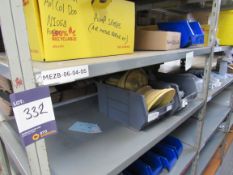Quantity assorted fittings to row