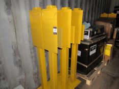 6 steel stanchions