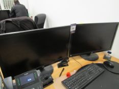 2 x AOC E277OSH monitors