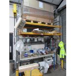 Single bay pallet racking