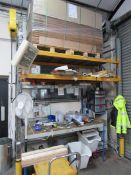 Single bay pallet racking