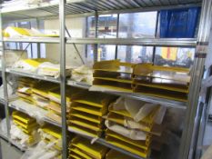 Quantity of powder coated fixings over 2 bays of racking (racking not included)