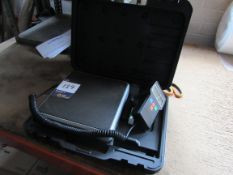 Digital scales and contents to rack