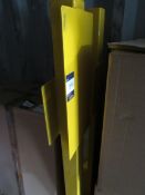 2 steel stanchions