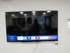 Toshiba 50” wall mounted TV