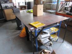 Metal work table