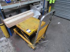 Scissor lift trolley, 500kg