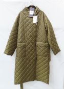 GANT quilted coat - Dark Cactus - Size L - RRP£250