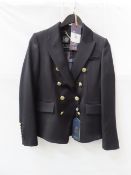 Holland Cooper 'Knightsbridge' Blazer - Black Baranthea - Size 10 - RRP£399