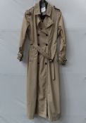 Holland Cooper 'Kendal' full length waterproof trenchcoat - Stone - Size XL - RRP£449